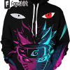 Unisex Hoodie 3d Printed Game Hoodies Anime Pullover Cartoon Sweatshirt