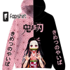 Nikuclg Youth/Adults Anime Hoodies 3D Pritnted Novelty Hoodies Unisex Cosplay Pullover Sweatshirts