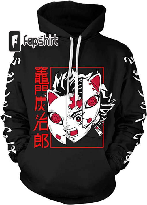 Nikuclg Youth/Adults Anime Hoodies 3D Pritnted Novelty Hoodies Unisex Cosplay Pullover Sweatshirts