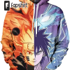 Unisex 3d Galaxy Milk Dripping Hoodie Print Pullover Hooded Sweatshirt with Big Pockets for Men and Women