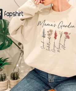 Mama’s Garden Shirt, Mother Day Gift, Birth…