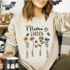 Mama’s Garden Shirt, Mother Day Gift, Birth Month Flower Shirt, Mom’s Flowers Garden Sweater, Custom Mom Shirt, Custom Flower Shirt