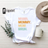 Retro Floral Mama T-shirt, Mom Shirt for Mom for Mother’s Day, Mama T-shirt, Shirt for Mom for Mother’s Day, Mama T-Shirt