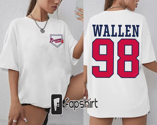 98 Braves Song 2 Sides Shirt, Vintage We’d Have Been The 98 Braves If We We’re A Team Tee, Morgan Wallen Song Shirt