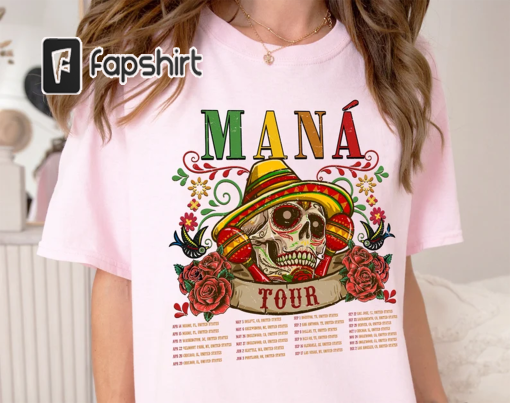 Mana Shirts, Mana Tour 2023 Tee, Mana Concert Shirt, México Lindo Y Querido Tour Shirt, Rock Mexicano Band