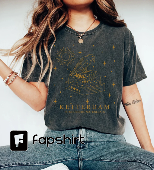 Ketterdam Crow Club Comfort Colors Shirt, Ketterdam T-shirt, Six Of Crows Shirt, Ketterdam Crow Club