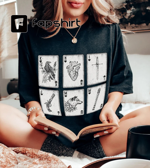 Six of Crows Shirt, No Mourners No Funerals Shirt, Book Lover Shirt, Graduation Gifts for Students,Shadow and Bone, Ketterdam Crow Club