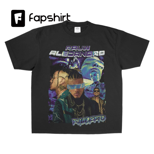 RAUW ALEJANDRO – Saturno 2023 World Tour Merch High Quality Made in USA Oversized Vintage Dyed T Shirt