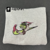 SWOOSH X KAGUYA ŌTSUTSUKI Embroidery Sweatshirt, Embroidered Crewneck Sweatshirt Hoodie