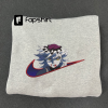 SWOOSH X KIMETSU NO YAIBA Embroidery Sweatshirt, Embroidered Crewneck Sweatshirt Hoodie