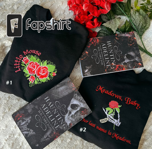 LICENSED Zade Meadows Sweatshirt / Haunting Adeline Sweatshirt / Dark Romance Merch / Embroidered Book merch / Spicy Books / Booktok Merch