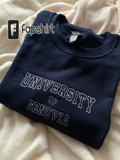 University of Genovia Unisex Embroidered Sweatshirt