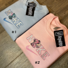 “Stitch Custom Embroidery Sweatshirt Stitch Crewneck Angel Sweatshirt| Matching Couple Sweatshirt, Couple Sweater, Anniversary Gift “