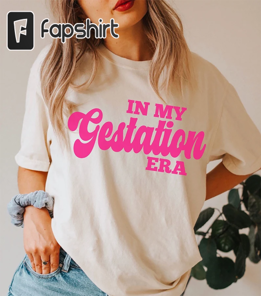 Gift for Mom, Funny Mom Shirt, In My Gestation Era, Comfort Colors Concert Shirt, Retro Concert Tee, Funny Pregnancy Shirt