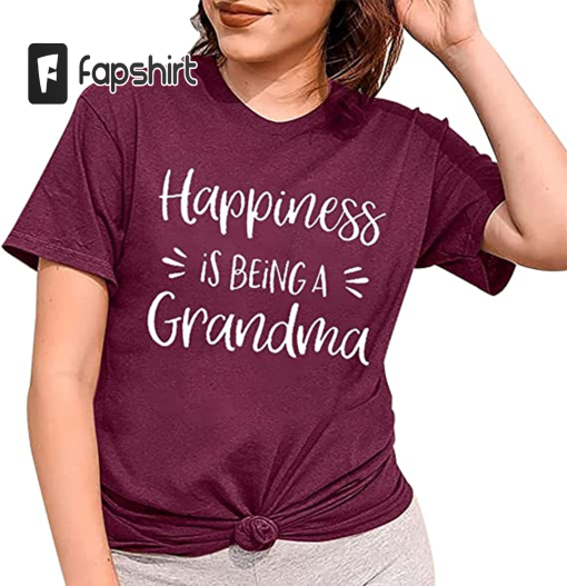 Gigi Shirts for Grandma Women Gigi Gifts Tshirts Graphic Short Sleeve Casual Mimi Tees Tops