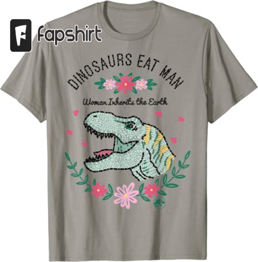 Jurassic Park Dinos Eat Man Women Inherit The Earth T-Shirt