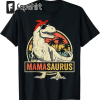 Vintage Retro 2 Kids Mamasaurus Dinosaur Lover Gift T-Shirt