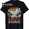 Auntiesaurus Shirt T rex Auntie Saurus Dinosaur Women Aunt T-Shirt