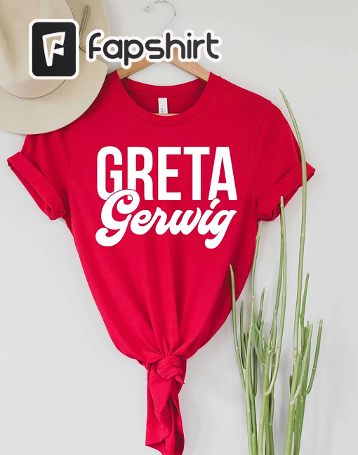 Greta Gerwig Tee,Greta Gerwig T-Shirt, Birthday Gift, Retro tees, Vintage gift, Trendy shirt, Christmas Gift, Greta Gerwig Shirt