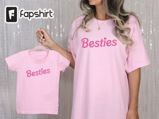 Besties Shirts for Mommy and mini| barbie besties, matching mommy and mini photoshoot, matching shirts for mother’s day, gift for new mom