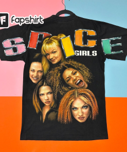 Vintage Spice Girls All Over Print T-Shirt…