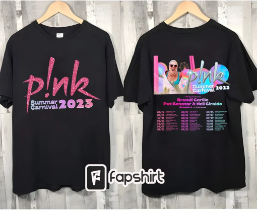 P!nk Pink Singer Summer Carnival 2023 Festi Tour T shirt Hoodie Hoody T-shirt, Pink Summer Carnival 2023 Tour Shirt For Kids, Men and Women.