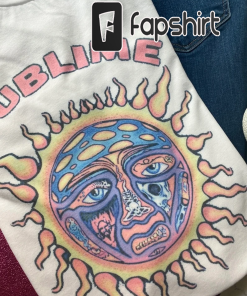 Sublime t-shirt/Unisex tee/ vintage feel/White/rock band