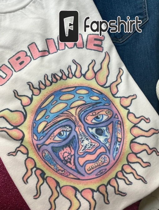 Sublime t-shirt/Unisex tee/ vintage feel/White/rock band