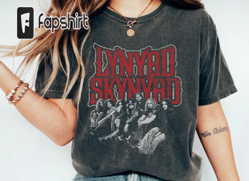 Comfort Colors Lynyrd Skynyrd Rock n’ Roll T Shirt, Rock n’ Roll Shirt, Old School Rock T Shirt, Vintage T Shirt, Rock, Retro Vintage Shirt