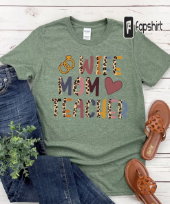 Teaching Mom Shirt For Educator Mama Gift…