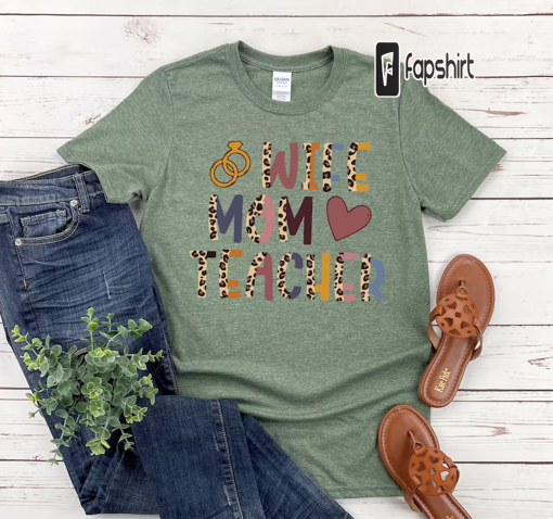 Teaching Mom Shirt For Educator Mama Gift For Mothers Day Shirt for Teacher Gift Cute Mom Tshirt For Mothers Day Gift Ideas For Working Mama