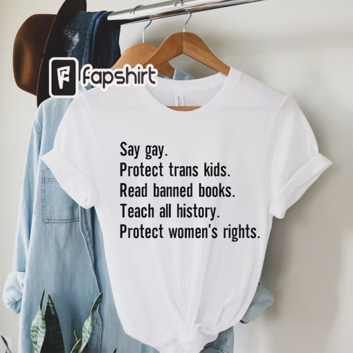 Gay Rights | Protest Don’T Say Gay Shirt | Don’T Say Desantis Shirt | Protect Gay Kids | Lgbtq+ Shirts | Lgbtq Pride Tee | Pride Shirt