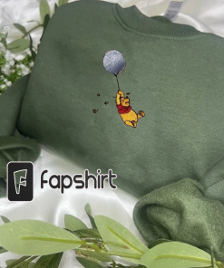 Winnie the Pooh inspired fully embroidered sweatshirt…