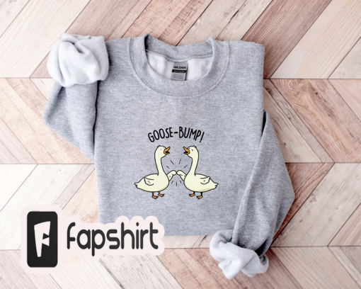 Goose Sweatshirt, Goose Animal shirt, Comfort Retro Goose Shirt, Personalized Gifts, Silly Goose Shirt, Goose Bumps Shirt, Boho Cool Sweater