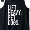 Life Is Funny Good A Dog Makes It Better Vintage Tank Top