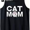 Rescue Mama Paw Dog Cat Lover Dog Mom Birthday Gift Tank Top