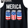 Don’t Worry I’ve Had Both My Shots American Flag 4th of July Tank Top