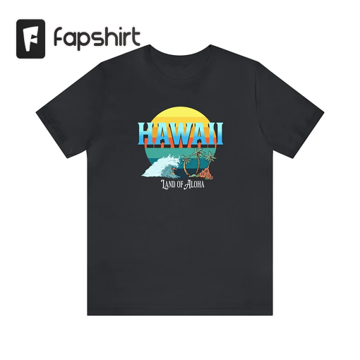 Hawaii Surf T-Shirt, Hawaii T-Shirt, Surf T-Shirt, Hawaiian Shirt, Hawaiian Surf Shirt, Aloha Shirt, Hawaiian T-Shirt, Hawaiian Aloha Shirt