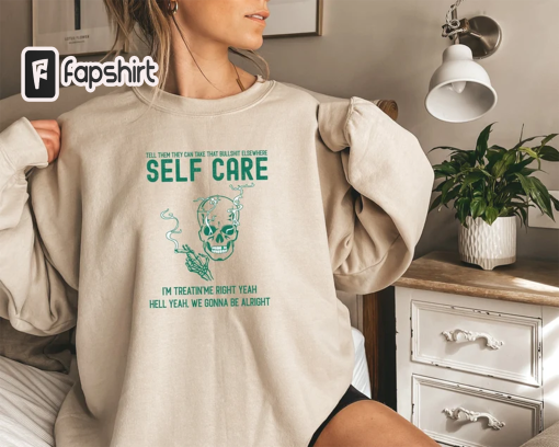 Self Care Mac M Sweatshirt, Self Care Shirt, Swimming Sweatshirt, Swimming Hoodie, Music Fan Sweatshirt, Aesthetic Self Care Shirt, Self Tee