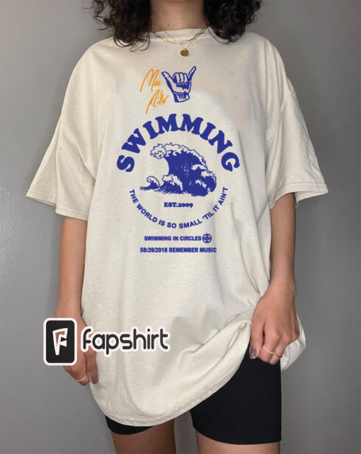 Swimming in the wave shirt