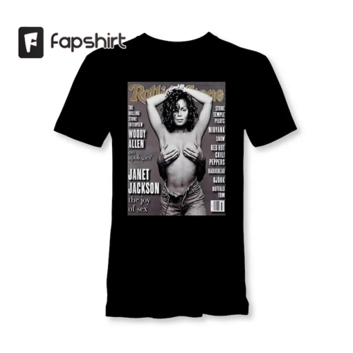 Janet Jackson Tee | Ohhh The 90s | Janet Jackson Mag Tshirt | Janet Jackson Concert Tee | Graphic Tshirt | Black Tshirt