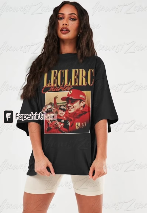 Charles Leclerc Homage Tshirt Driver Racing Championship Formula Racing Shirt Monaco Design Graphic Tee Sweatshirt Hoodie Fans Gift