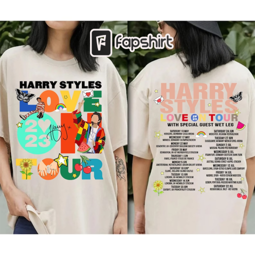 Love On Tour 2023 2 Sides Unisex Styles Tshirt, Sweatshirt, Hoodie, HS Love On Tour 2023, HS Concert, Harry House Shirt, Gift For Fan.