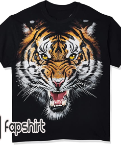 Tiger Face 3D T-shirt, Tiger Shirt, Animal…