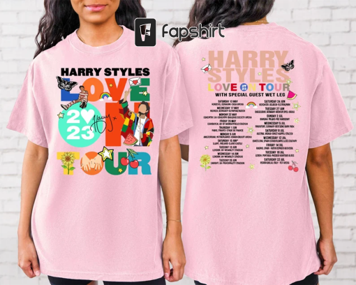 Love On Tour 2023 2 Sides Unisex Styles Tshirt, Sweatshirt, Hoodie, HS Love On Tour 2023, HS Concert, Harry House Shirt, Gift For Fan.