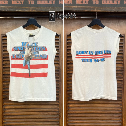 Bruce-Springsteen and E Street Band Born in USA Tour 84-85 T-Shirt Gift Fans