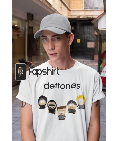 Deftones Unisex T-Shirt – Chino Moreno Tee – Metal Band Graphic Shirt – Around The Fur – Band Members Comics