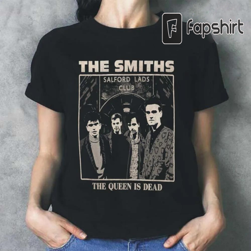 The Smiths The Queen is Dead Shirt The Smiths T-Shirt Morrissey Vintage Retro Tee Echo and The Bunnymen The Cure