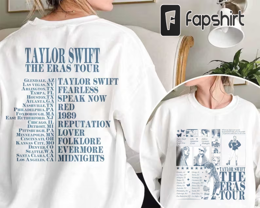 TS The Eras Tour 2023 Shirt Taylor Swiftie Merch Sweatshirt Hoodie TSwift Album Vintage Retro y2k Music Concert Track list Red Midnight 1989