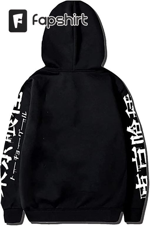 Hoodie Anime 3D Print Mens Pullover Black White Hooded Sweatshirt For Unisex